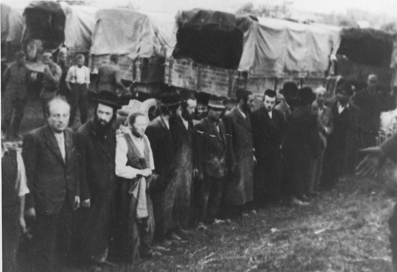 Jewish men from Brody before their execution